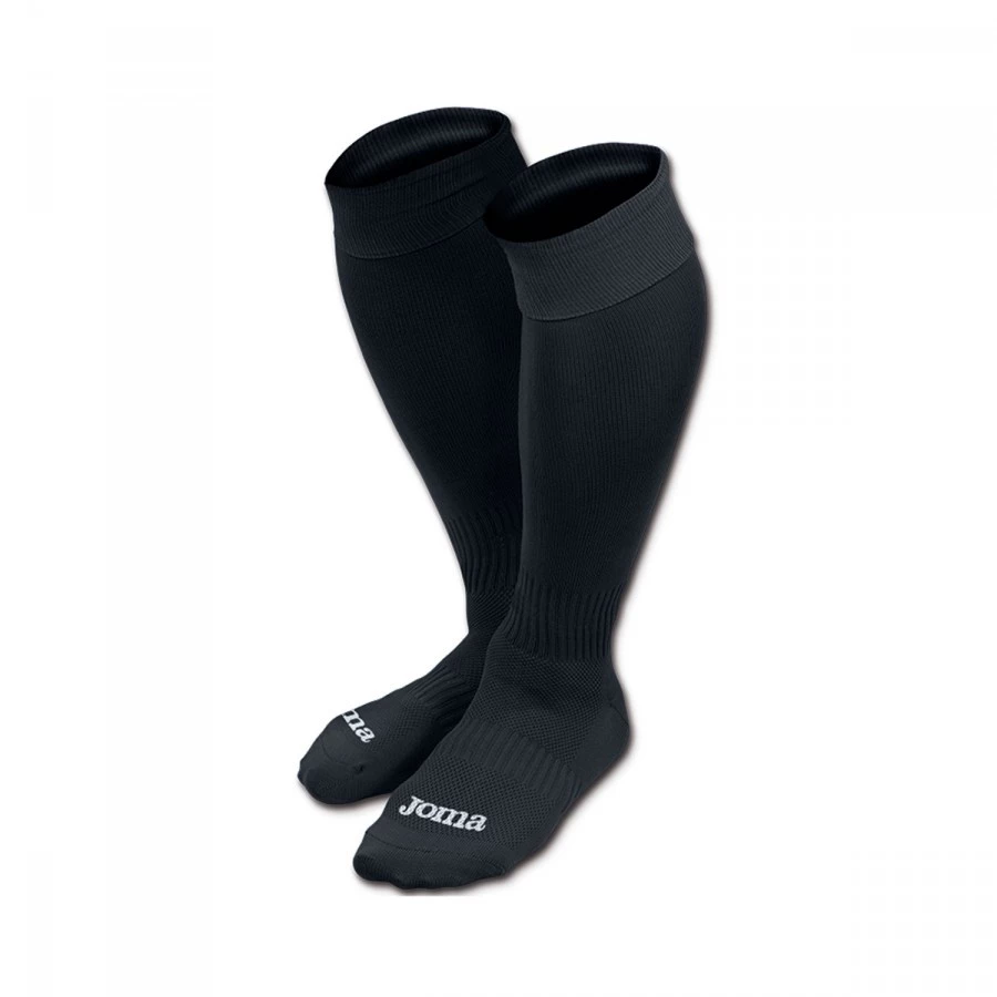 Joma - Skarpety piłkarskie Klasyczny III, Unisex, Czarny, S