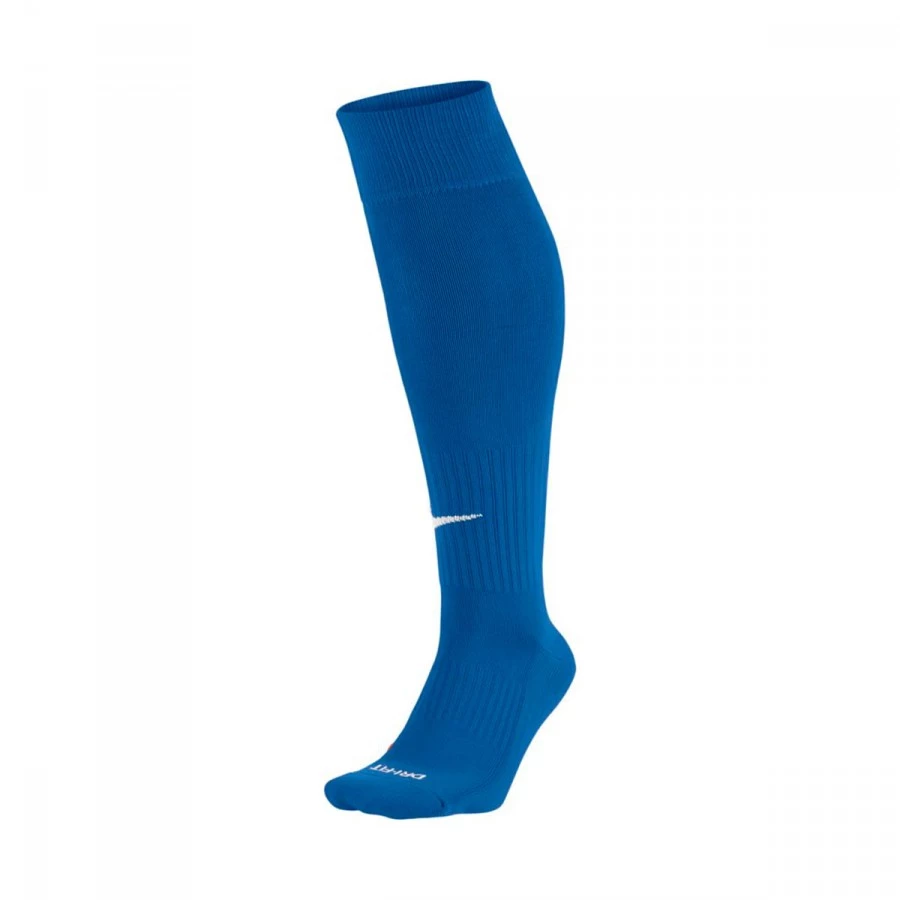 Nike - Skarpety piłkarskie Akademia Over-The-Calf, Unisex, Varsity royal-biały, XL [46 - 50]