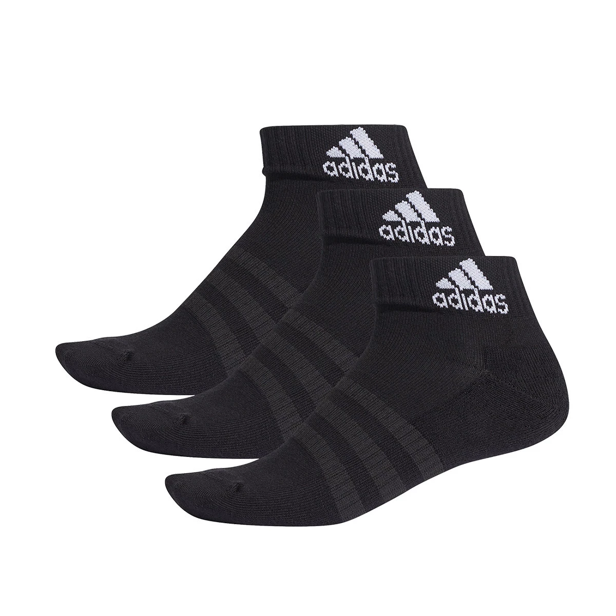 adidas - Skarpety Cush Ank (3 pary), Unisex, Black, L [43-45]