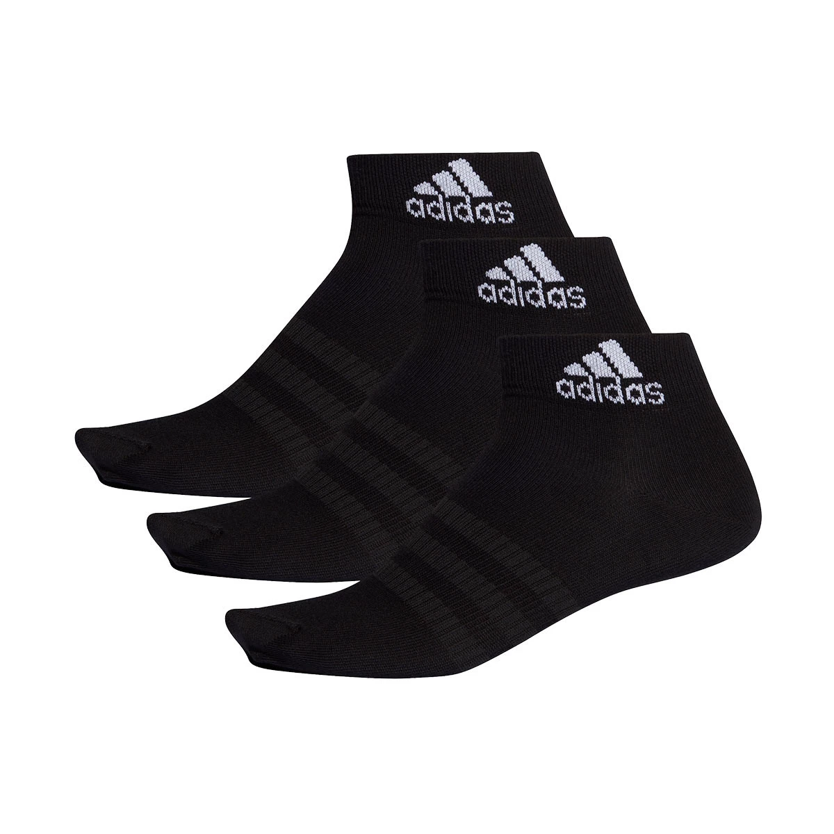 adidas - Skarpety Lekkie Ank (3 pary), Unisex, Black, XL [46-48]