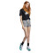 Koszulka Nike Damska Odzież sportowa Essentials Crop Icon Futura