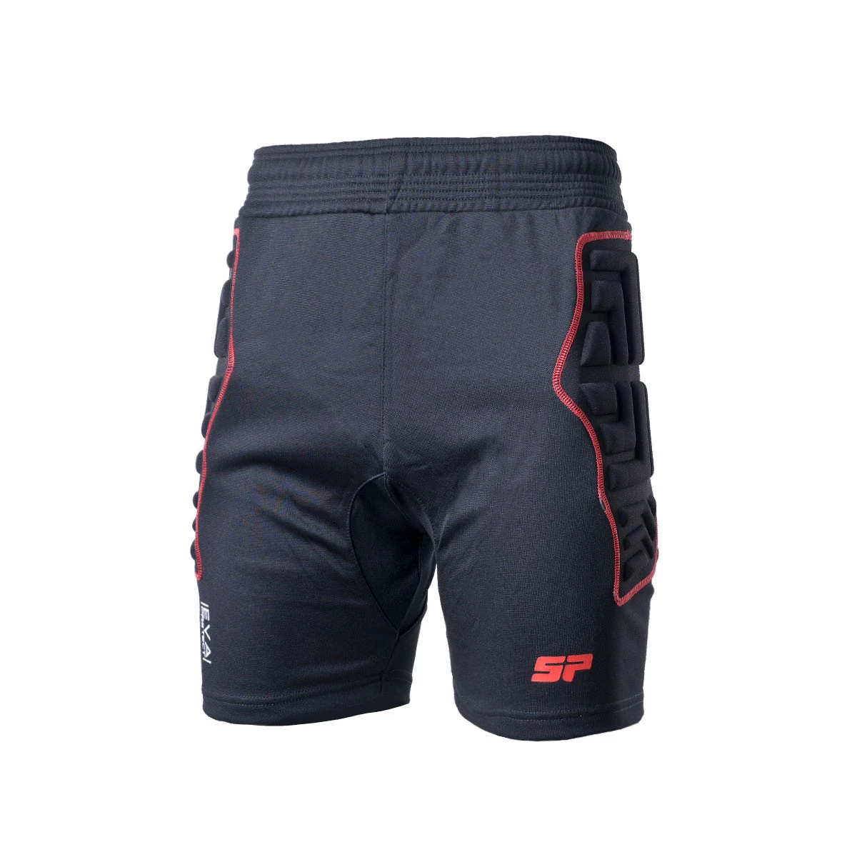 SP Fútbol - Spodenki Pantera, Unisex, Czarno-czerwony, 8