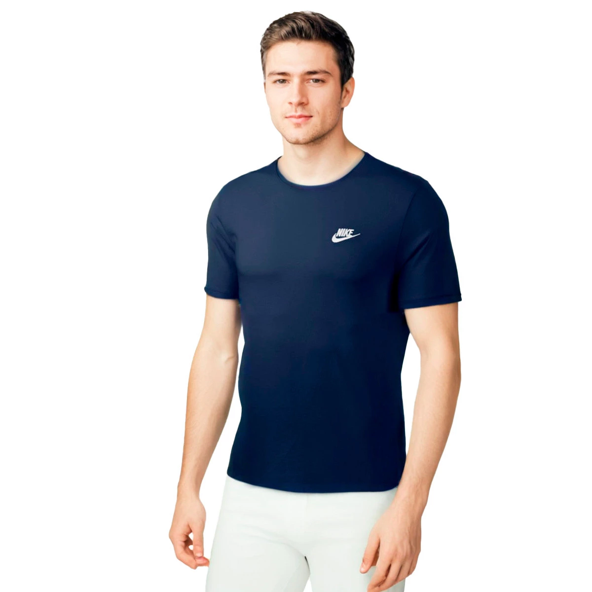 Nike - Koszulka Klub Odzież sportowa, Hombre, Midnight Navy-White, XL