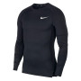 Dri-Fit Nike Pro LS Tight-Czarno-biały
