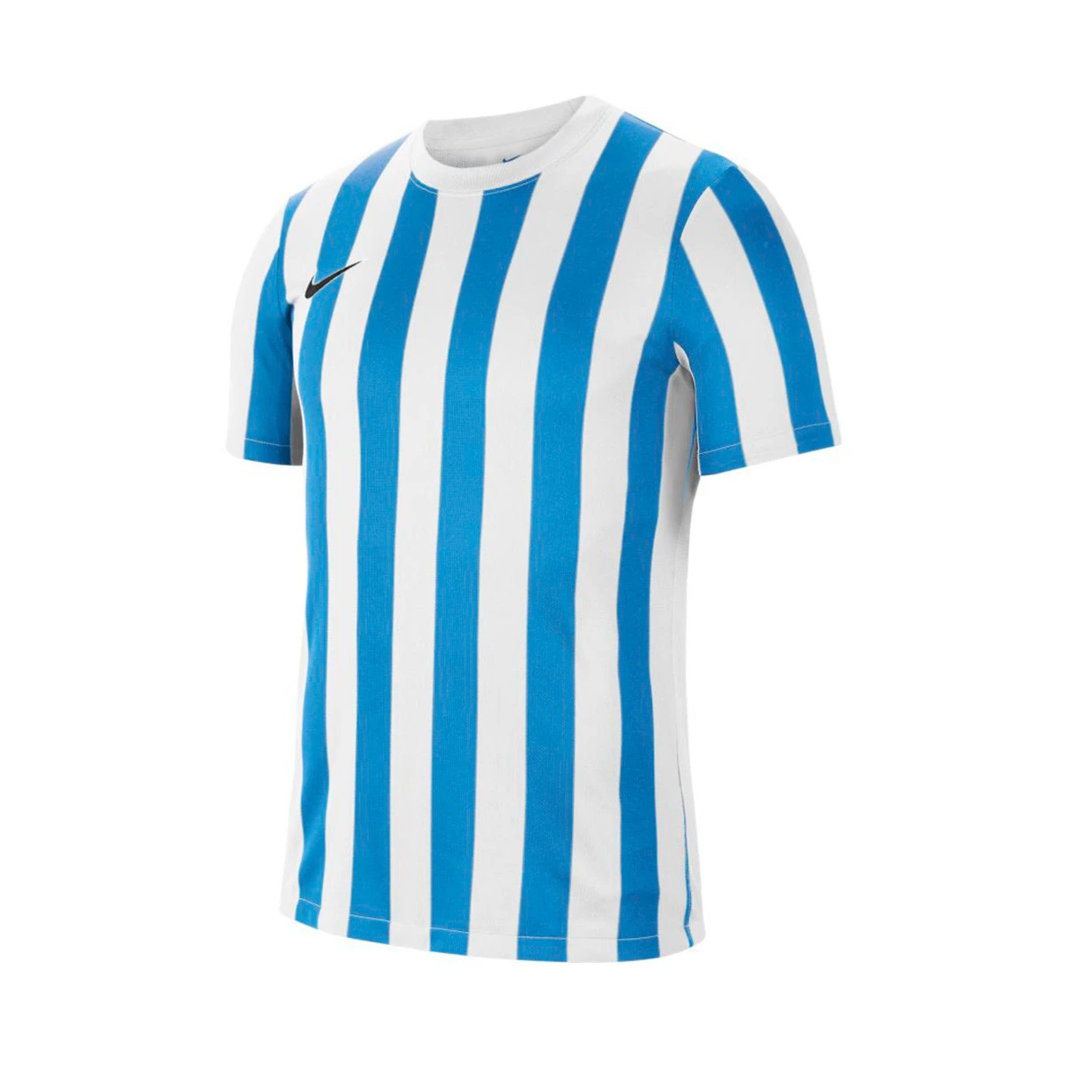 Nike - Koszulka Kids Striped Dywizja IV s, Unisex, White-University blue-Black, S