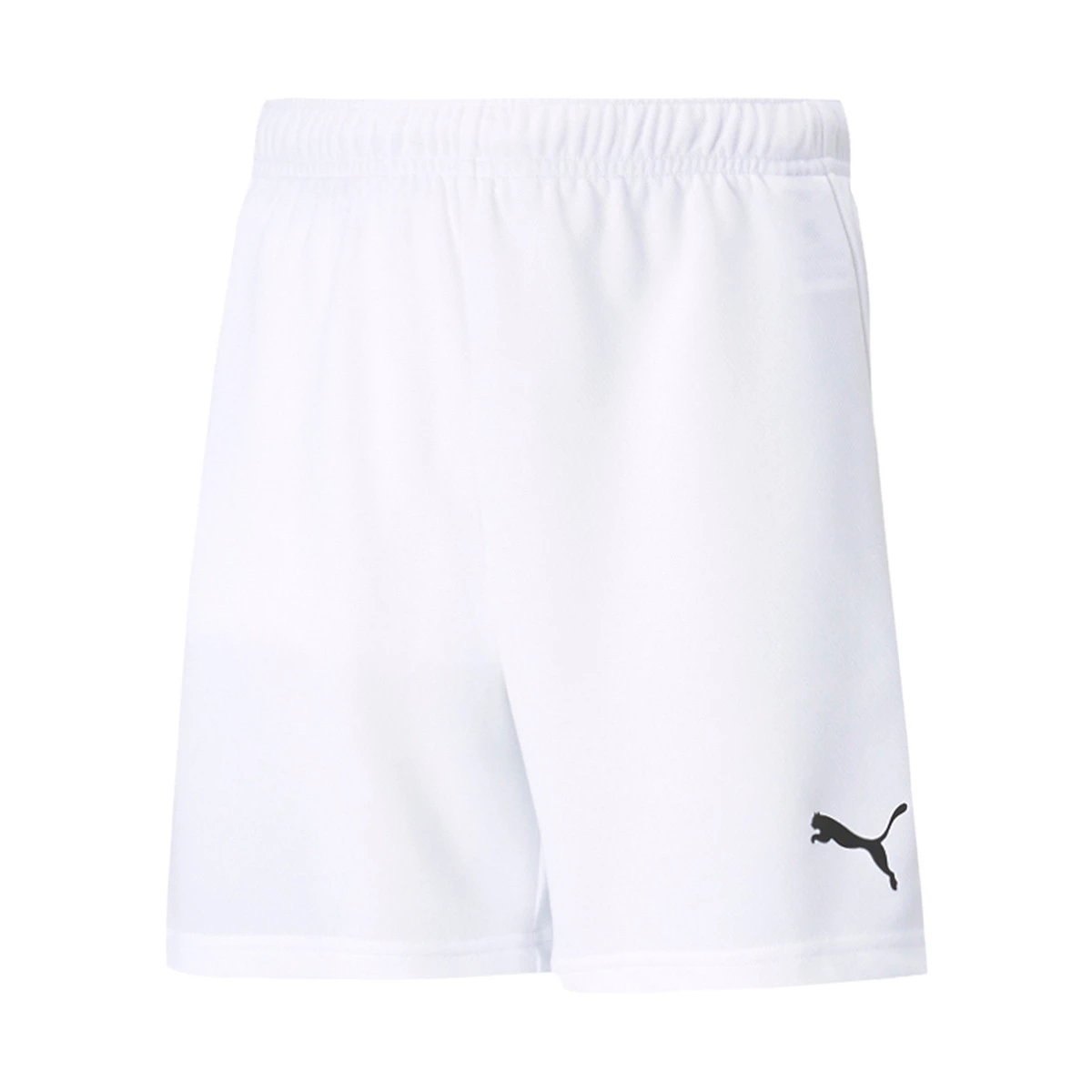 Puma - Spodenki teamRISE Niño, Unisex, Biało-Czarny, 164 cm