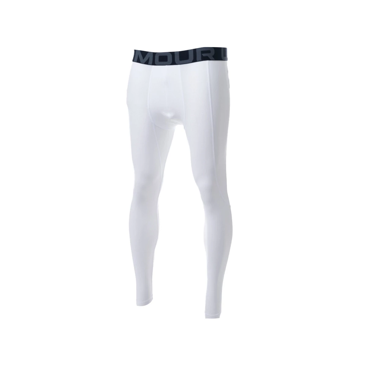 Under Armour - Podspodenki piłkarskie Zbroja HeatGear, Hombre, Biało-Czarny, XL
