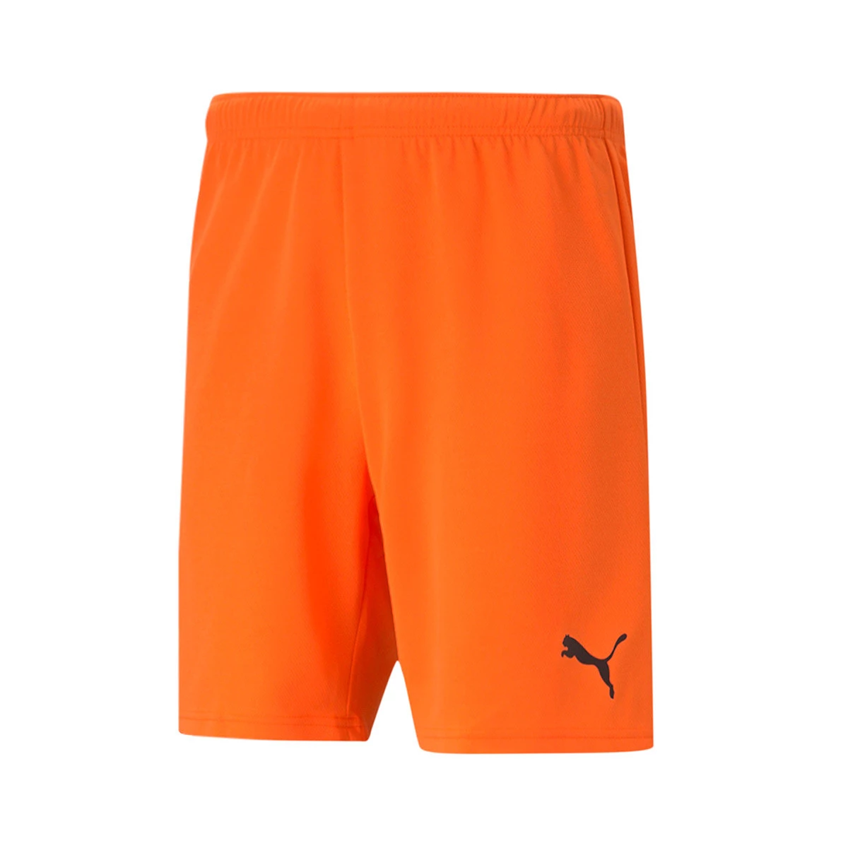 Puma - Spodenki teamRISE, Hombre, Złote Poppy-Black, M