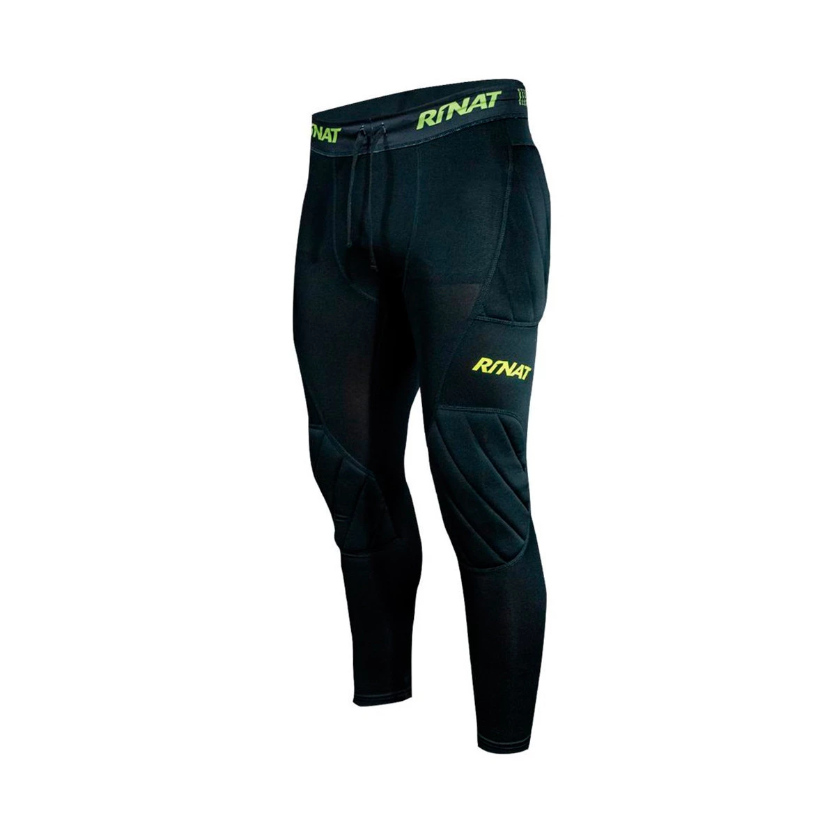 Rinat - Podspodenki piłkarskie Legging Unde Guard, Unisex, Black, M