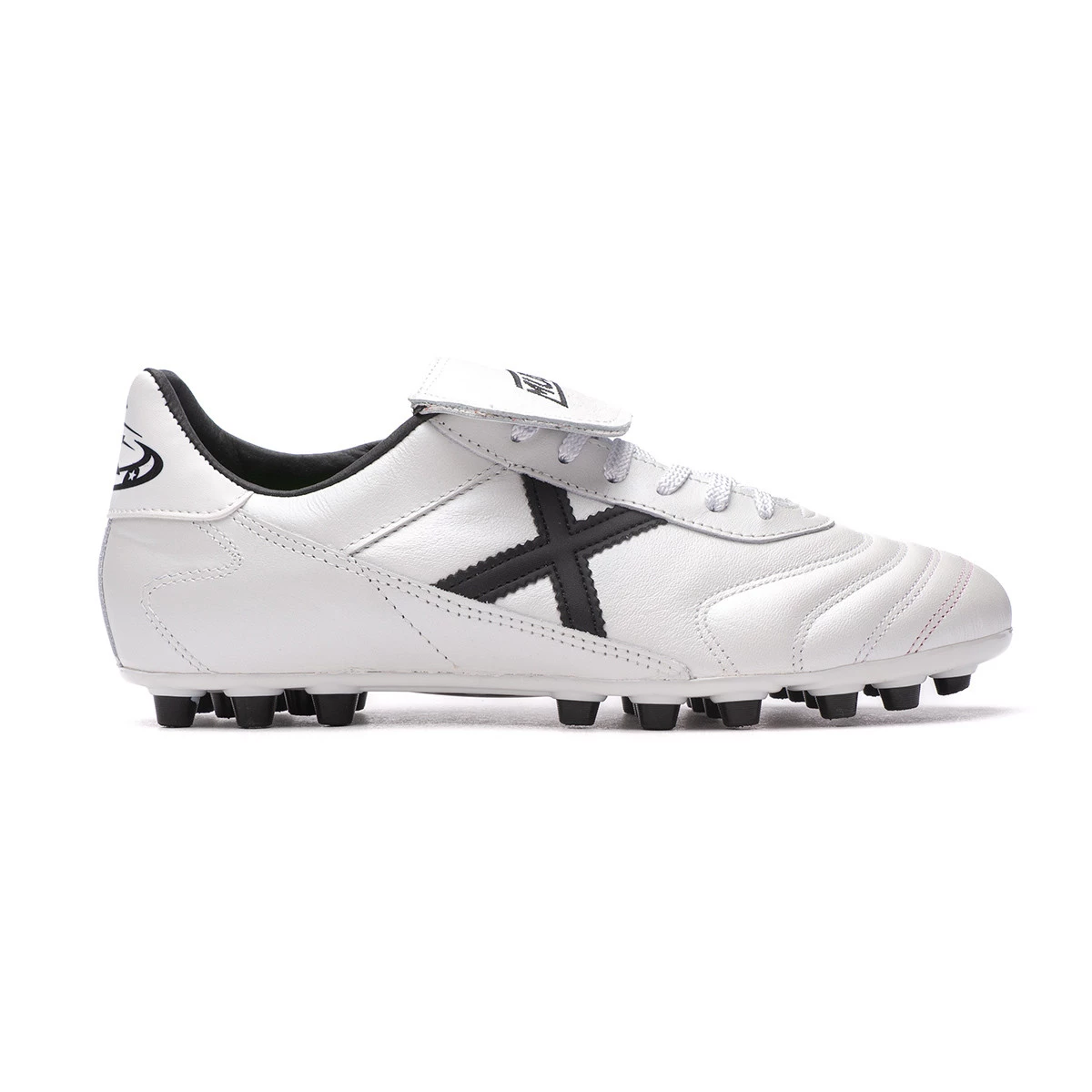 Munich - Buty piłkarskie Mundial AG, Unisex, Biały, 40