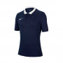 Kobiety Dri-Fit Park 20 s/s-Obsydianowo-biały