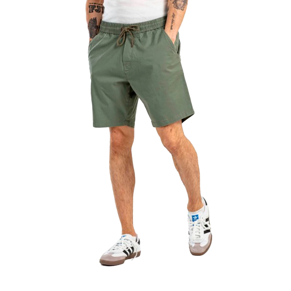 Reell - Bermudy Reflex Easy Short LW, Hombre, Zielony, L