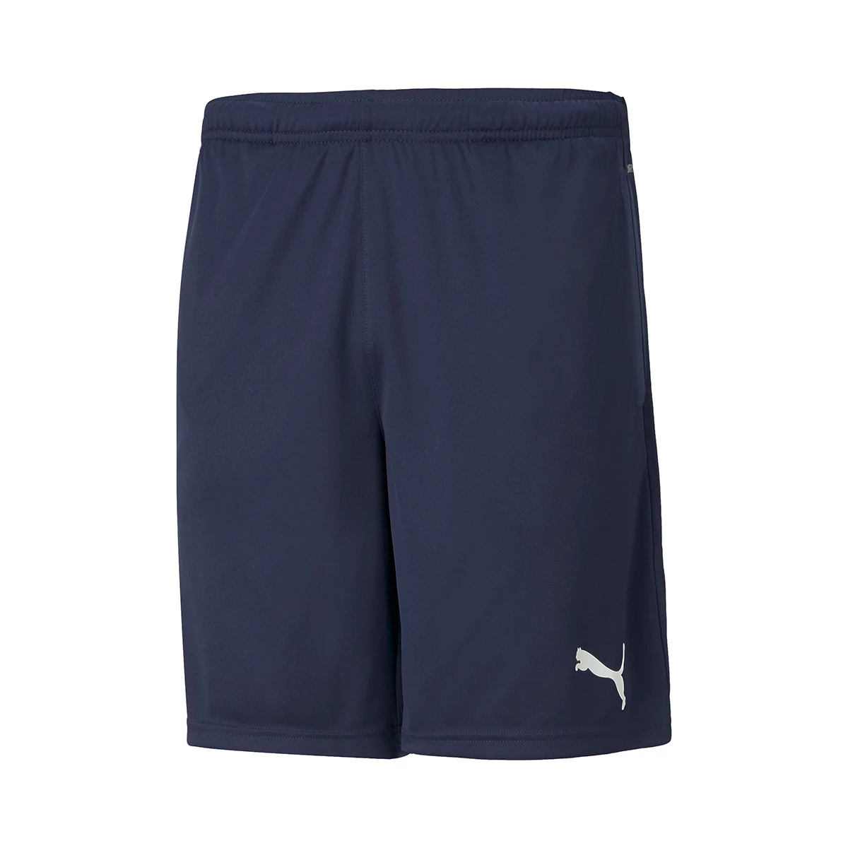 Puma - Bermudy teamRISE Training, Hombre, Peacoat-Biały, M