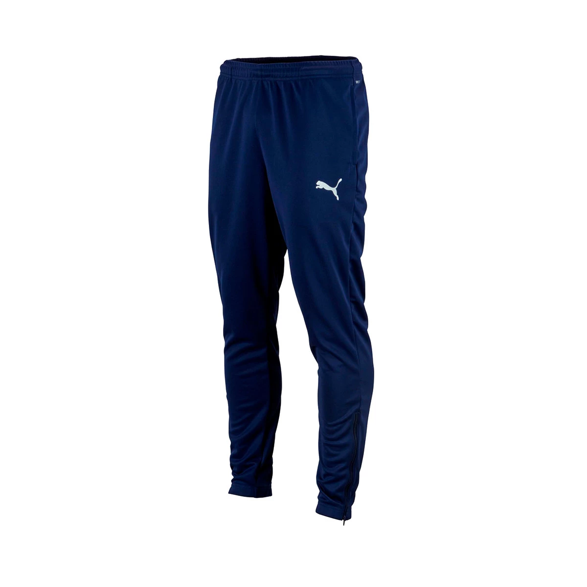 Puma - Długie spodnie teamRISE, Hombre, Peacoat-Biały, 2XL