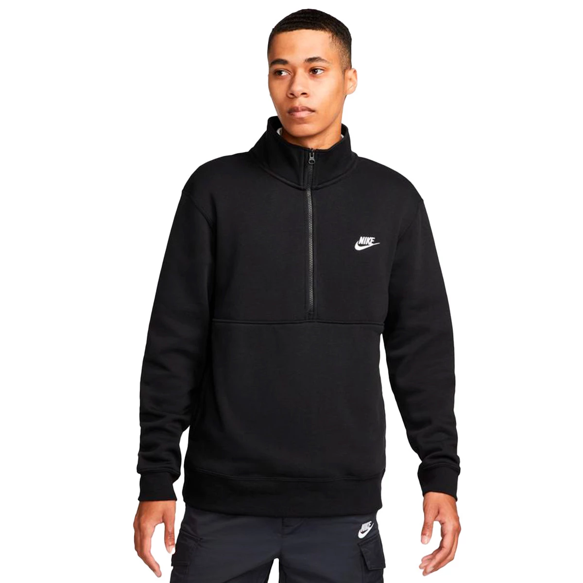 Nike - Bluza Sportwear Club, Hombre, Czarno-czarny, S
