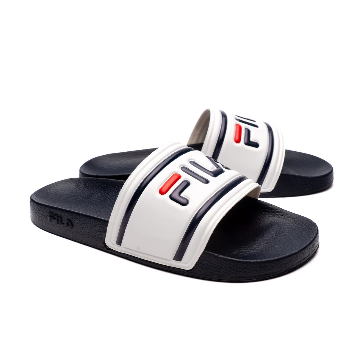 FILA - Klapki Morro Bay Iii, Unisex, Biały-Fila Navy, 42