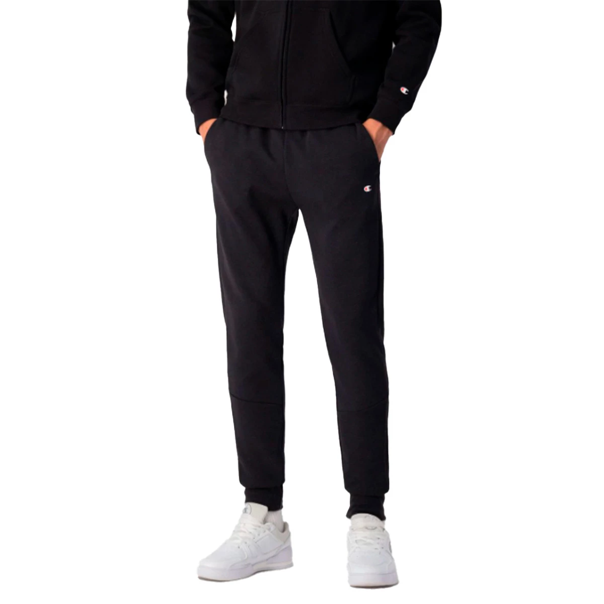 Champion - Długie spodnie Legacy Authentic, Hombre, Czarny, L