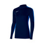 Academy 23 Drill Top Mujer-Obsidian-Royal Blue