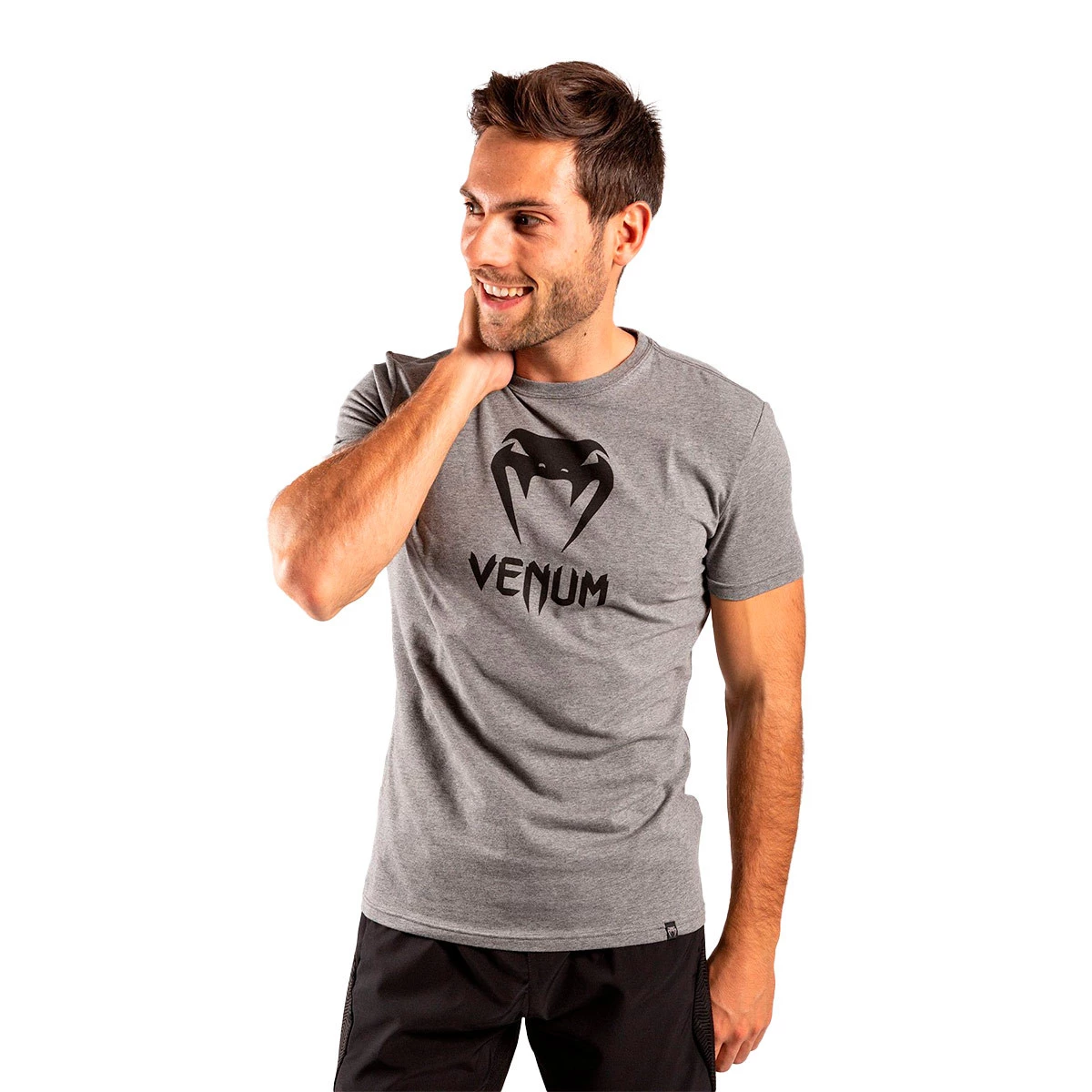 Venum - Koszulka Classic, Hombre, Heather Grey, M