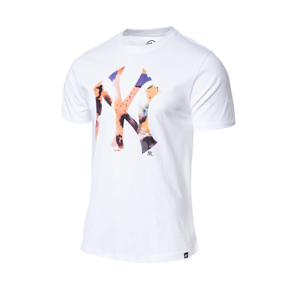 47 Brand - Koszulka MLB New York Yankees Day Glow, Hombre, Biały pranie, S