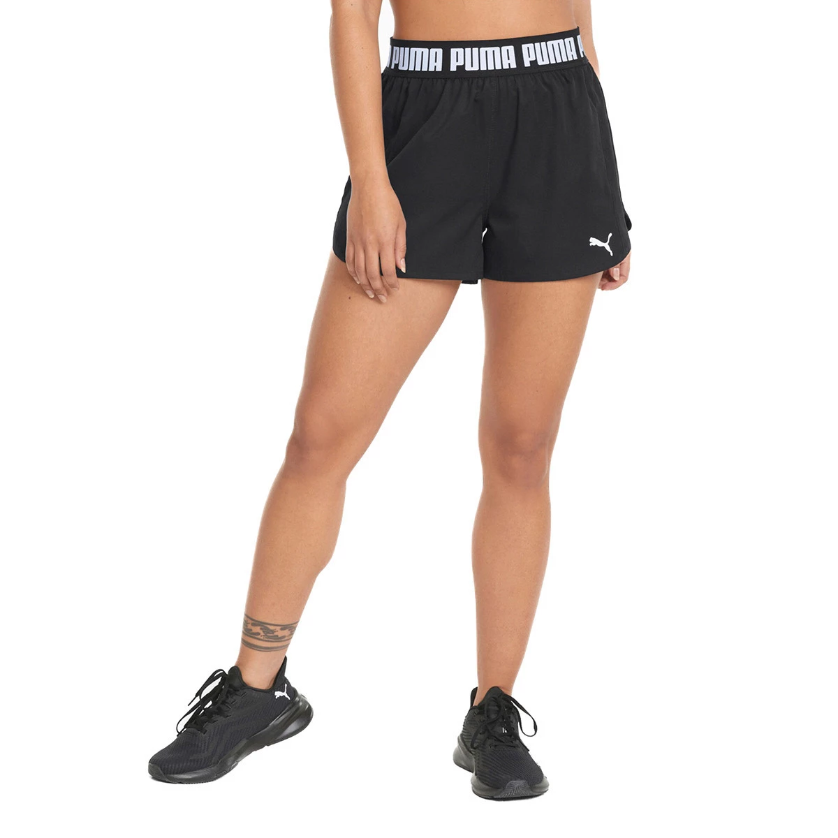 Puma - Spodenki Pociąg dla kobiet Mocna tkanina, Mujer, Czarny, S
