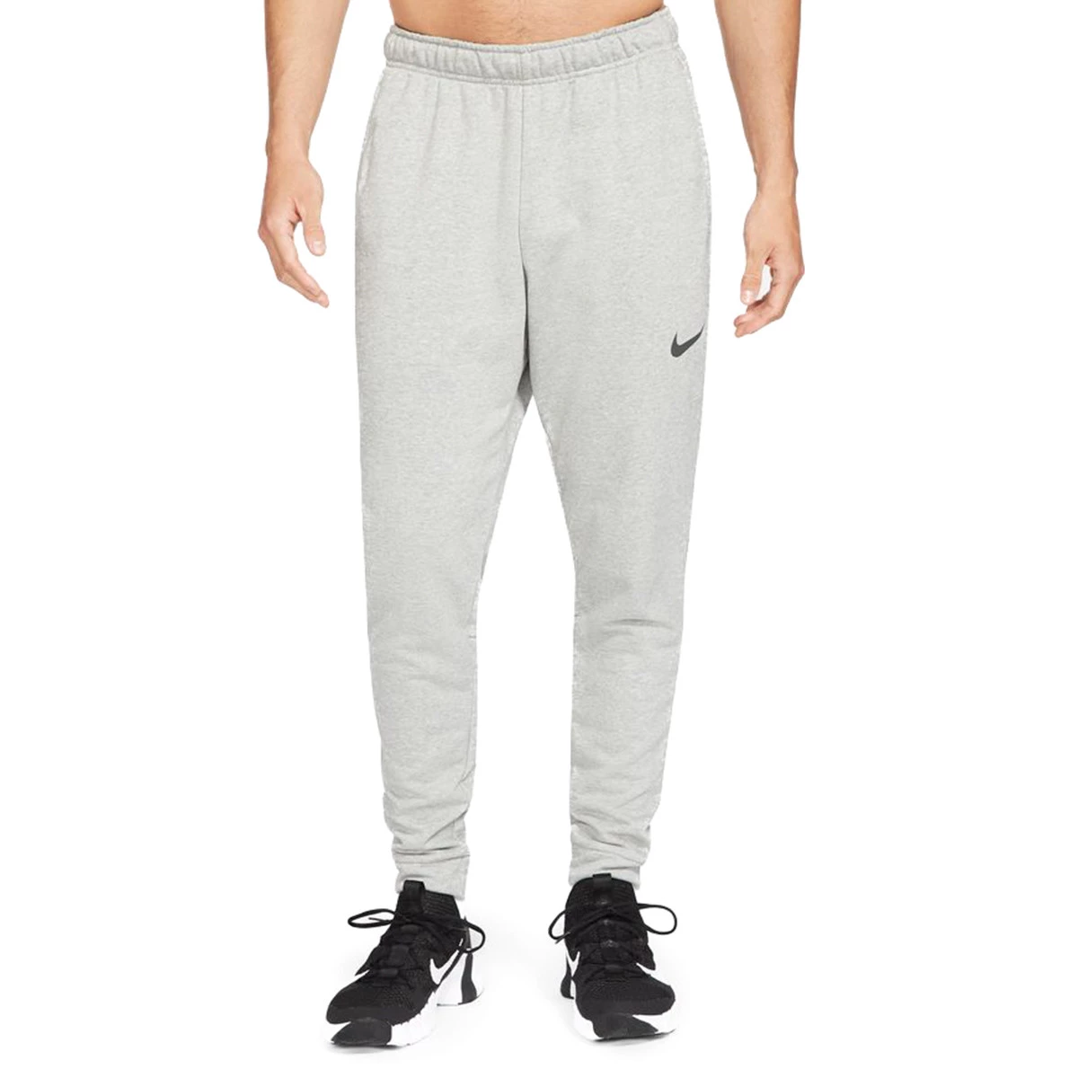 Nike - Długie spodnie Dri-Fit Tapered Training, Hombre, Ciemnoszary Wrzosowo-Czarny, 2XL