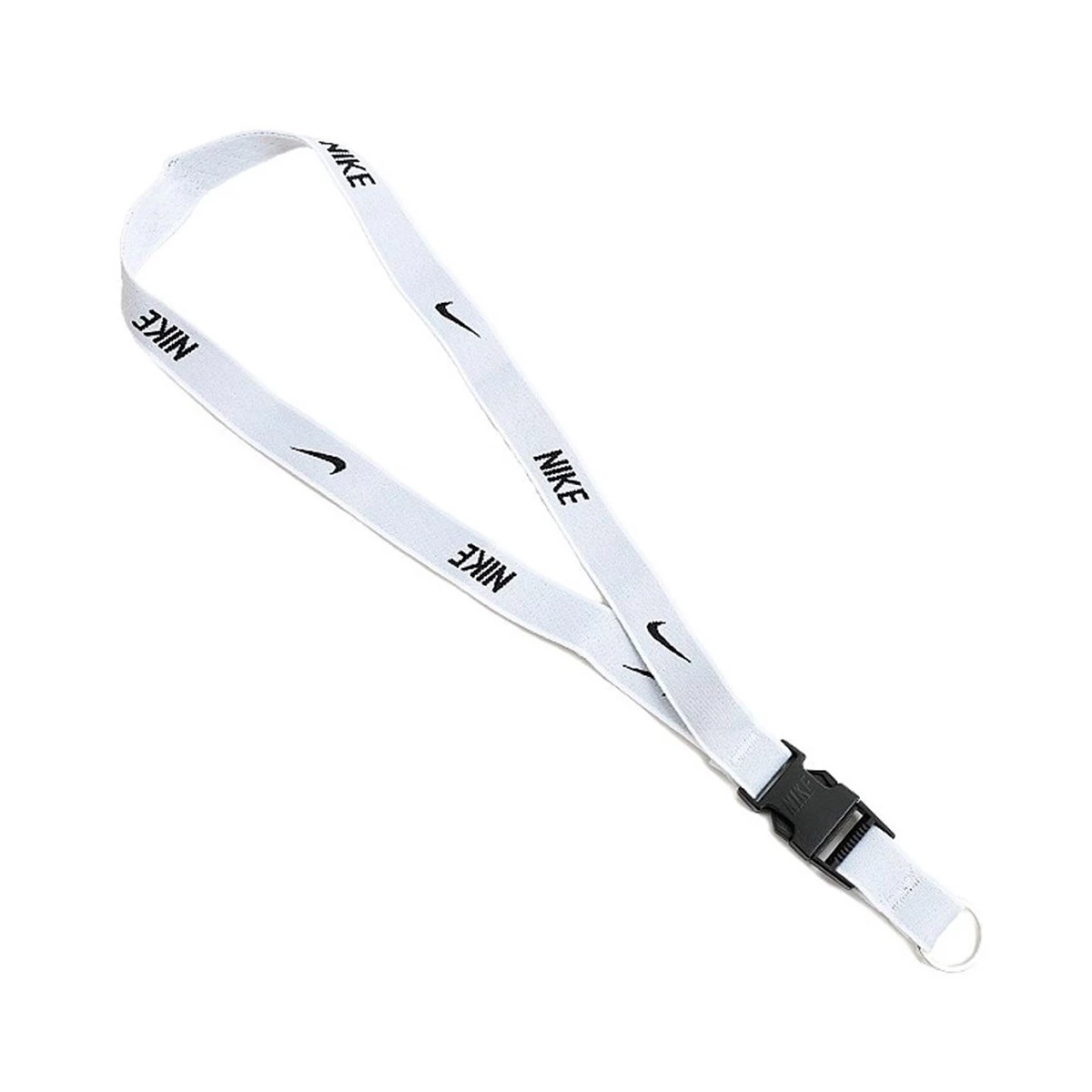 Nike - Brelok do kluczy Lanyard, Unisex, Biało-Czarny