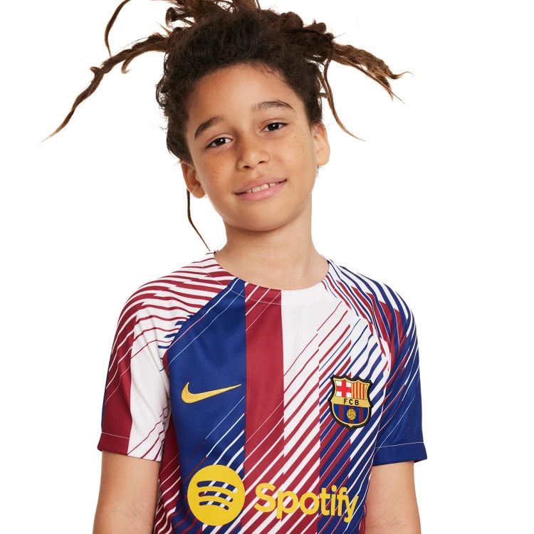 camiseta-nike-fc-barcelona-pre-match-2023-2024-nino-white-white-noble-red-university-gold-3