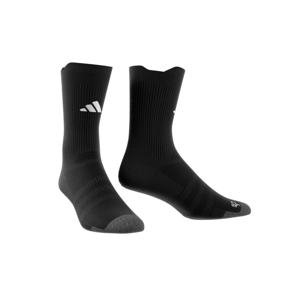 adidas - Skarpety Oświetlenie piłkarskie (1 para), Unisex, Czarno-biały, M [38 - 42]