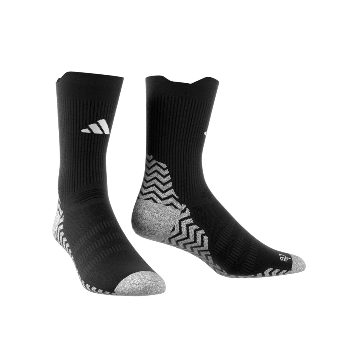 adidas - Skarpety Football Knit Light, Unisex, Czarno-biały, L [43-45]