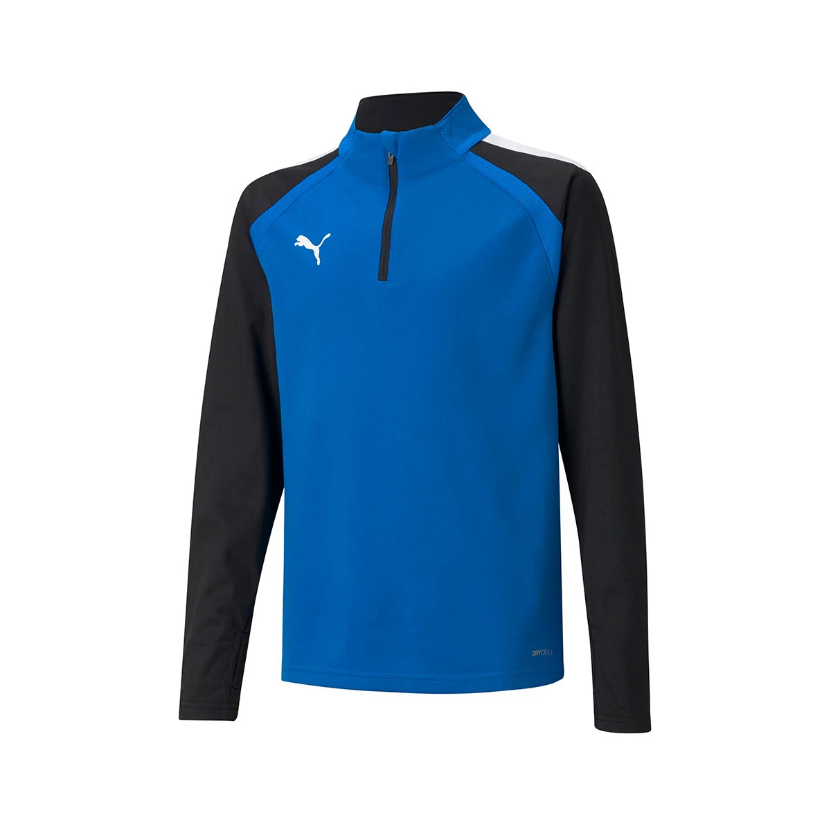 Puma - Bluza Drużyna Kids LIGA, Unisex, Electric Blue Lemoniada-Czarny, 152 cm