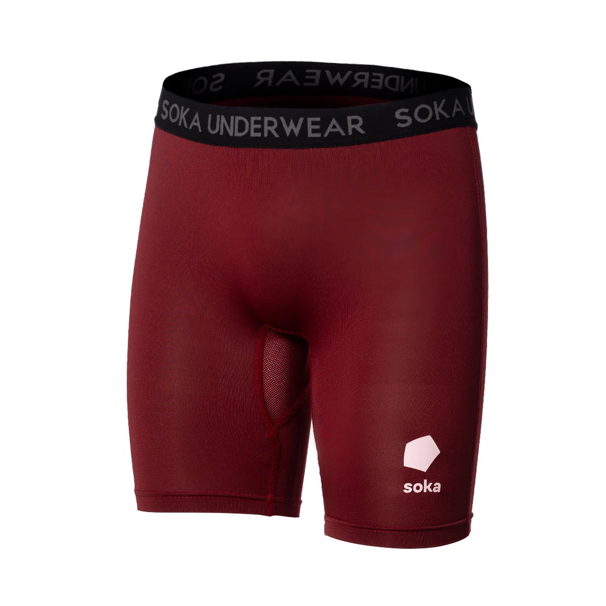 Soka - Podspodenki piłkarskie Corta Primera Capa Soul Niño, Hombre, Czysty Burgund, 128 cm