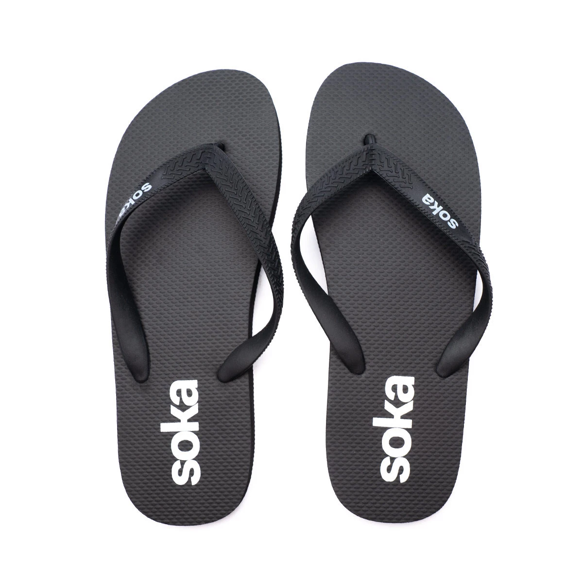 Soka - Klapki Flip Flop Soul, Hombre, Czarny, 37