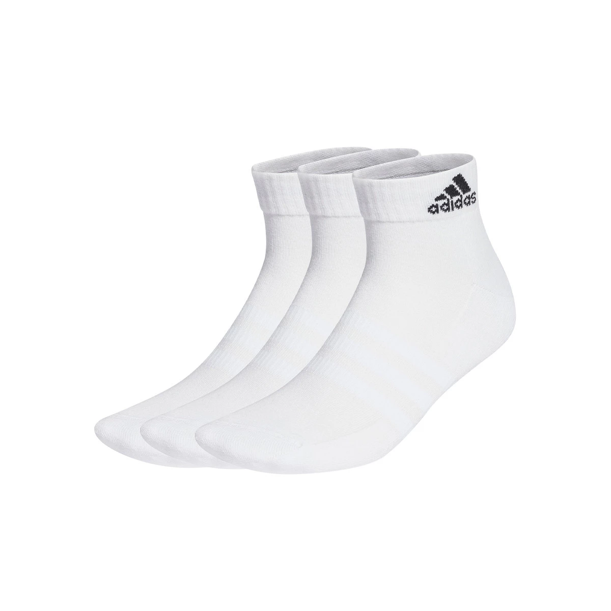 adidas - Skarpety Cushion Ankle (3 Pares), Unisex, Biały, XL [46-48]