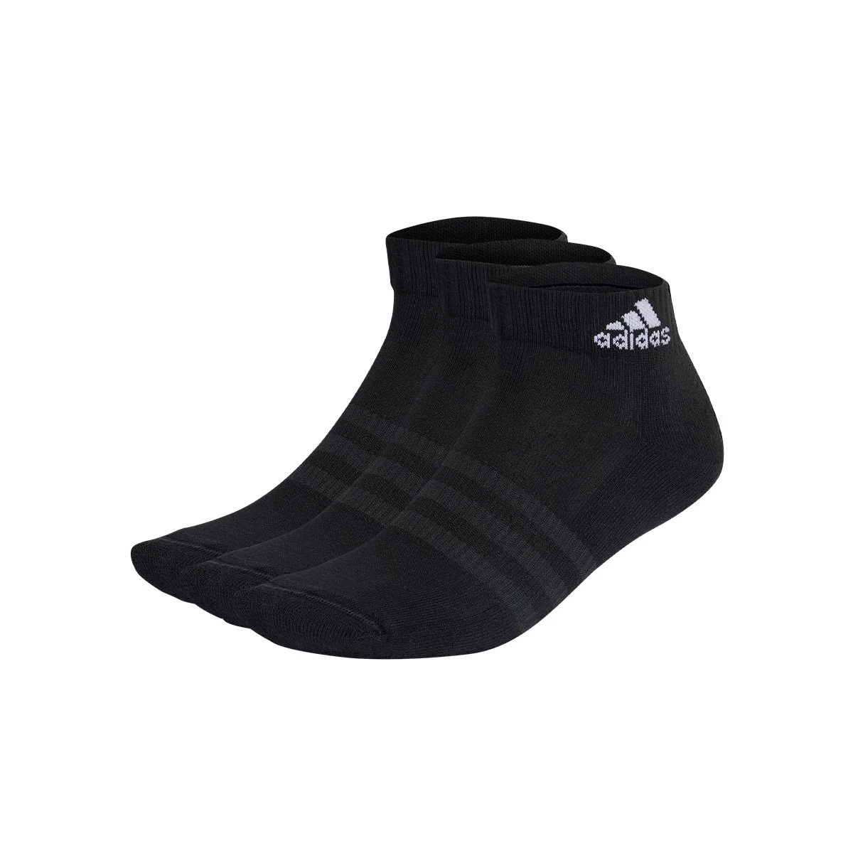 adidas - Skarpety Cushion Ankle (3 Pares), Unisex, Czarny, XL [46-48]