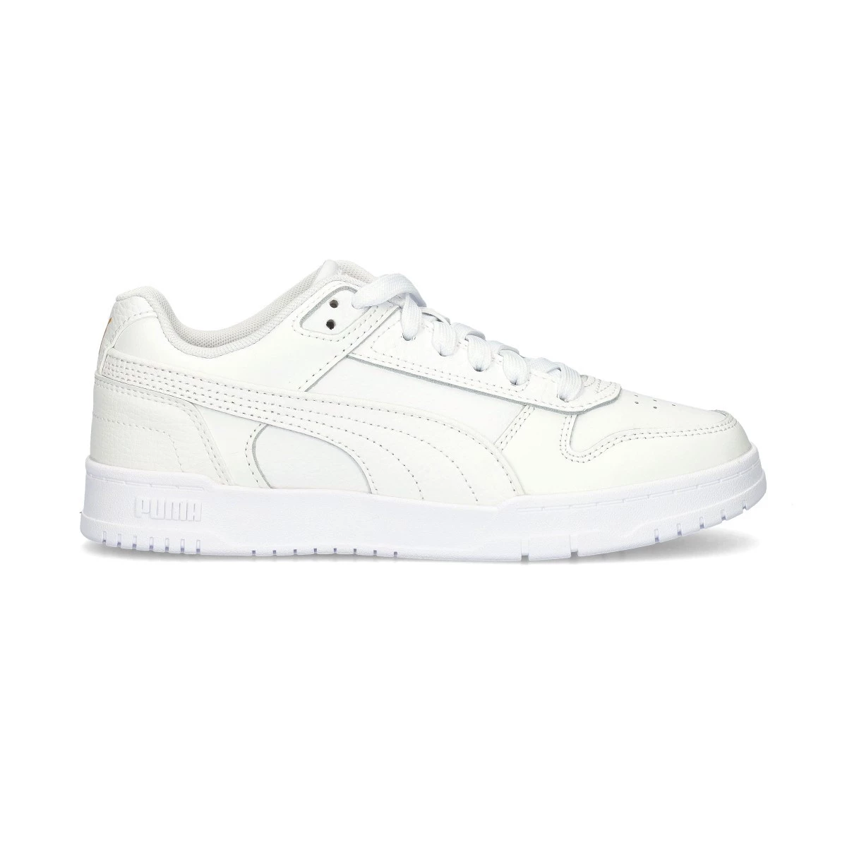 Puma - Obuwie sportowe Kids Rbd Game Low, Unisex, Biały- Biały- Team Gold, 6 UK