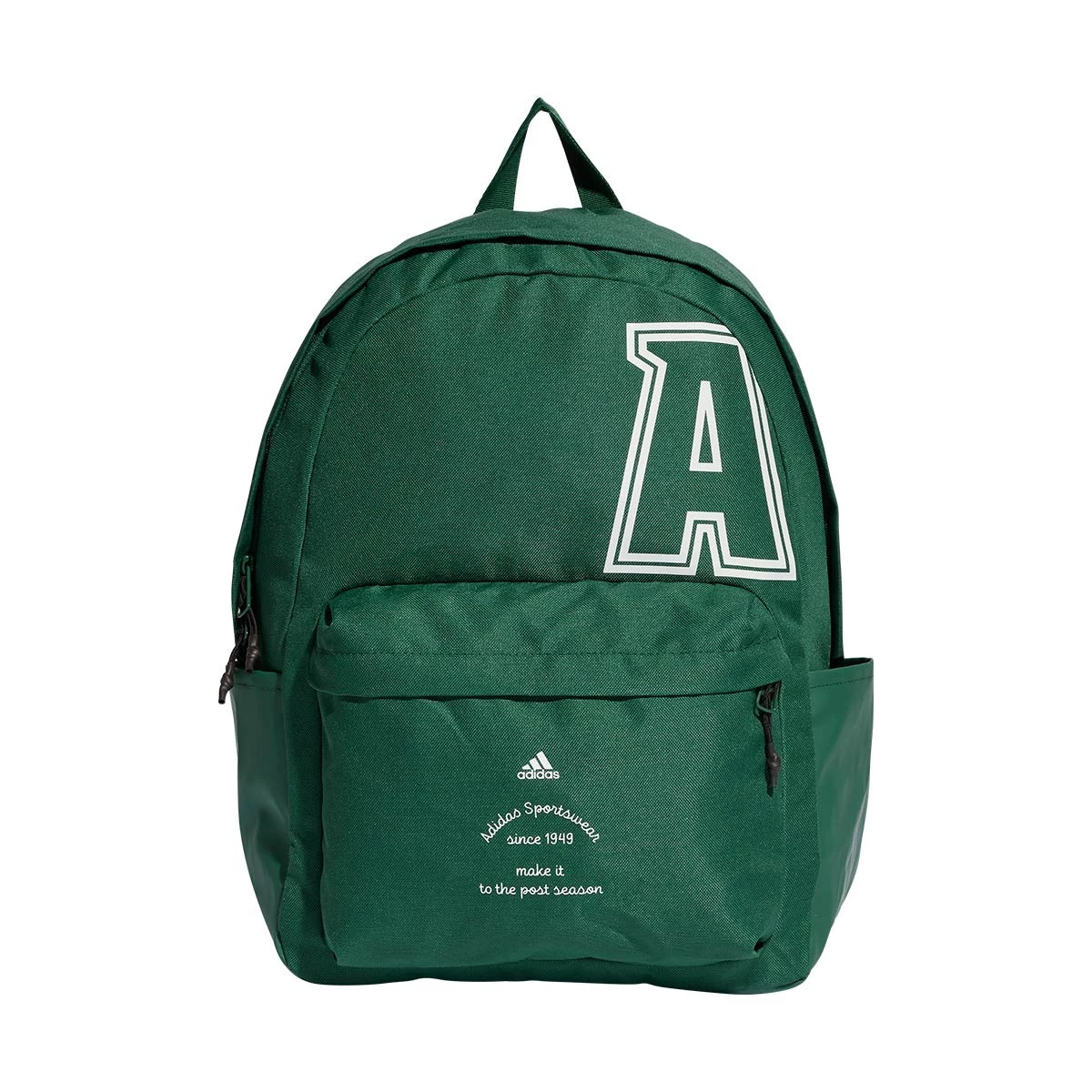 adidas - Plecak Classic Brand Love Initial Print (25.75 L), Unisex, Collegiate Zielono-Czarny