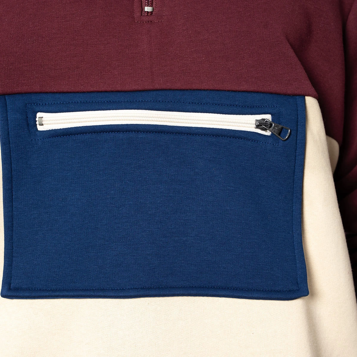 47 Brand - Bluza MLB Los Angeles Dodgers Color Block, Hombre, Ciemnobordowy, M