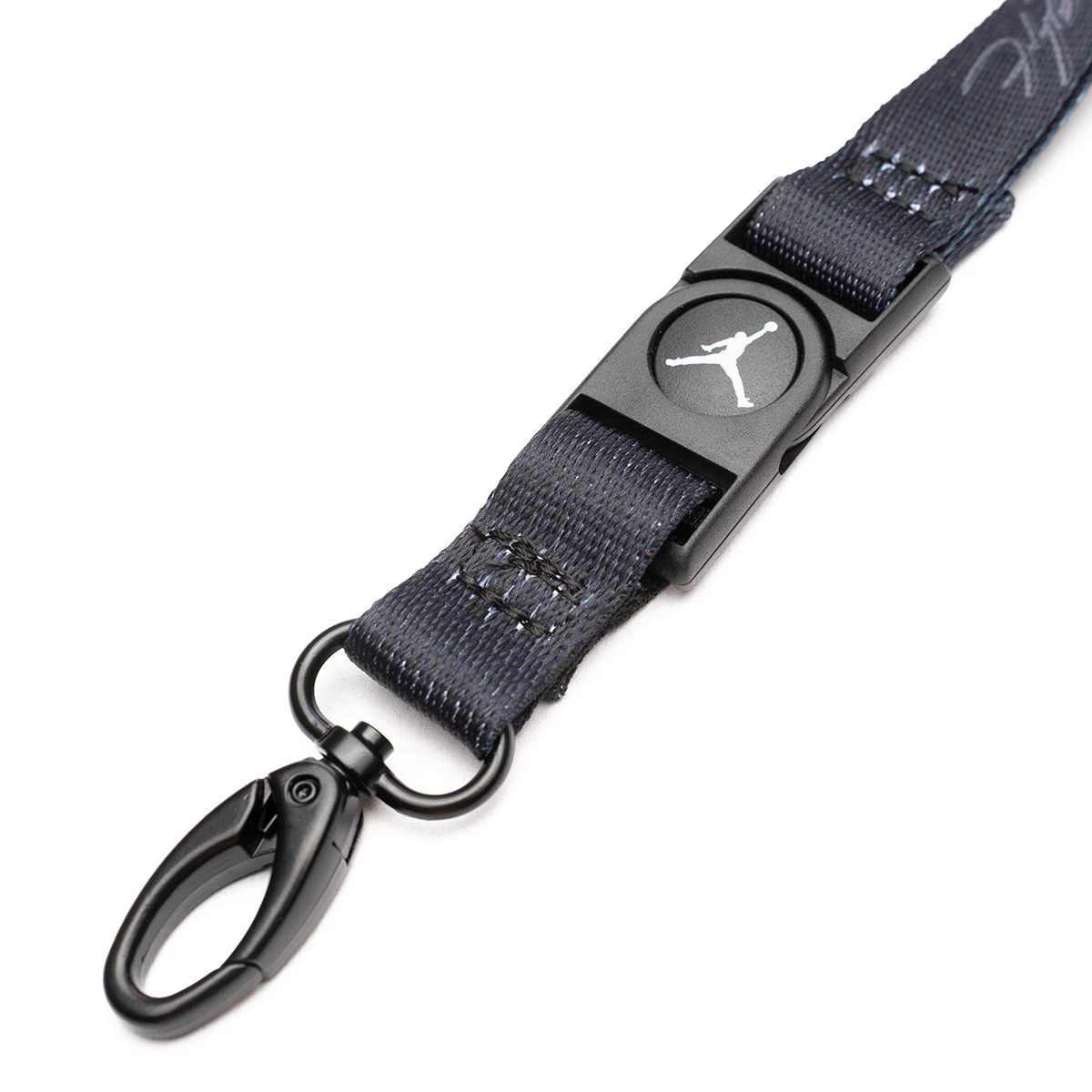 Jordan - Brelok do kluczy Landyard, Unisex, Czarny-Iron Szaro-Biały