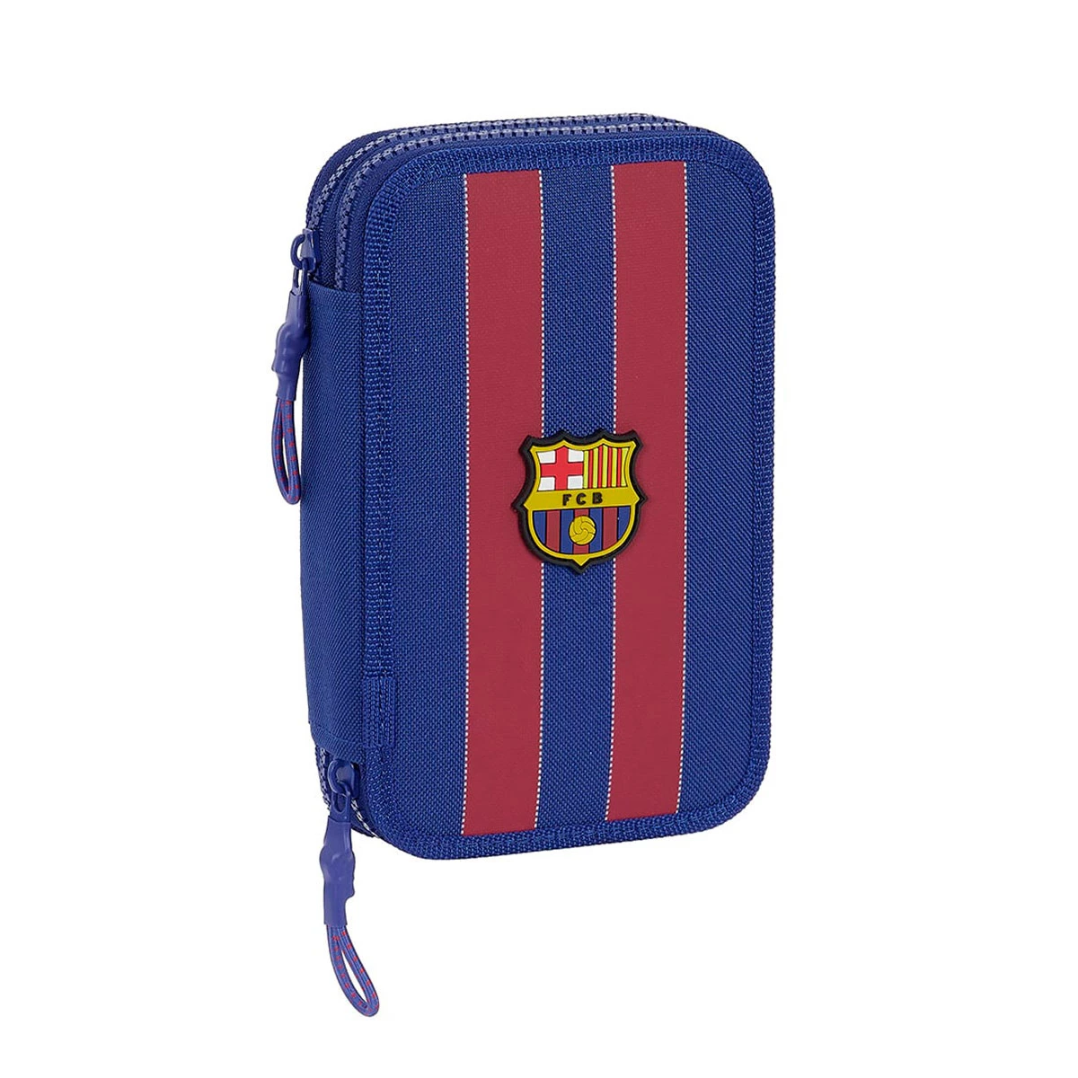 FC Barcelona - Inne PLUMIER DOBLE PQÑO 28 pcs F.C.BARCELONA 1a EQUIP. 23/24, Unisex, Niebieski
