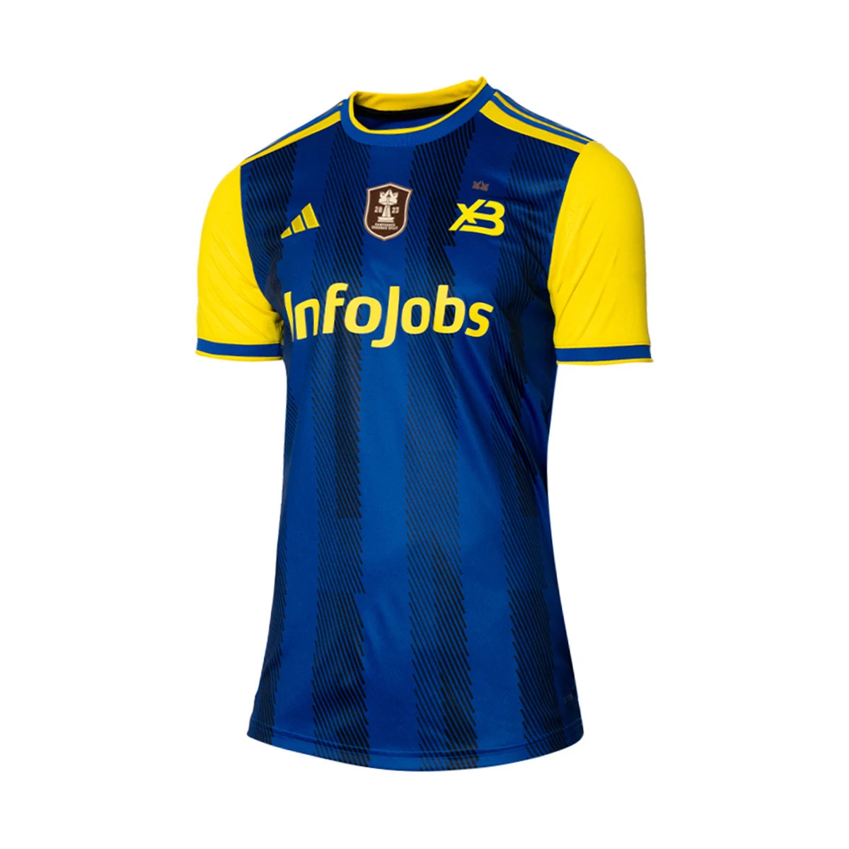 adidas - Koszulka Kids Xbuyer Team Kings League 2023-2024 W domu, Unisex, Niebiesko-żółty, 116 cm
