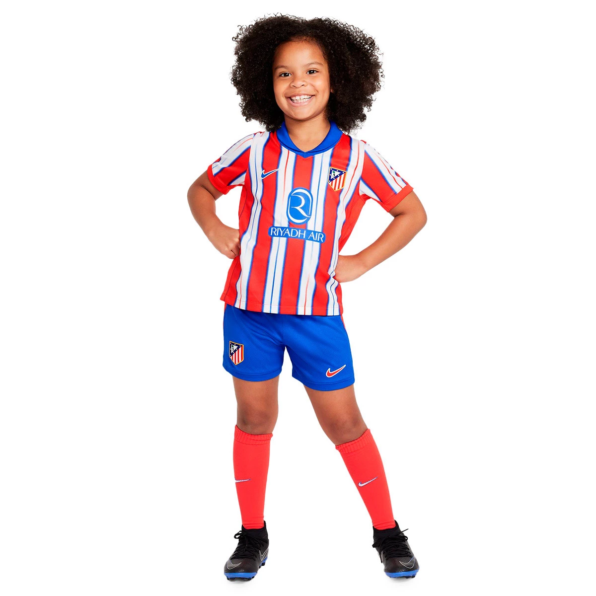 Nike - Strój Atlético de Madrid dla Kids 2024-2025 dla dzieci, Unisex, Hyper Royal-Crimson-Biały, M