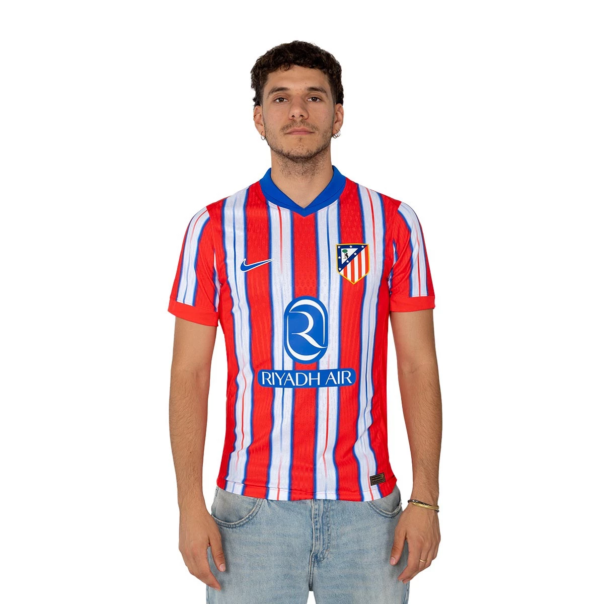 Nike - Koszulka Atlético de Madrid 2024-2025 Authentic Home, Unisex, Hyper Royal-Crimson-Biały, L