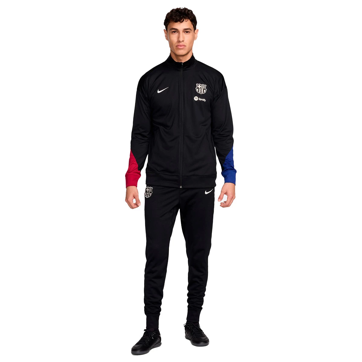 Nike - Dres FC Barcelona Trening 2024-2025, Unisex, Czarny-Szlachetny Czerwony-Głęboki Royal Nieb, XL
