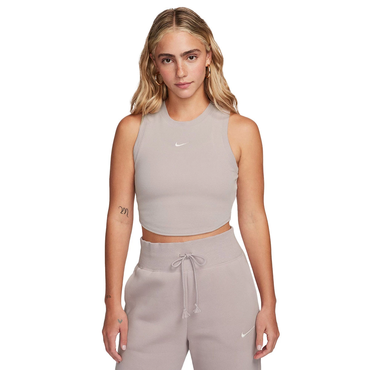 Nike - Top Niezbędnik dla Kobiety, Mujer, Platynowy fioletowy-żagiel, S