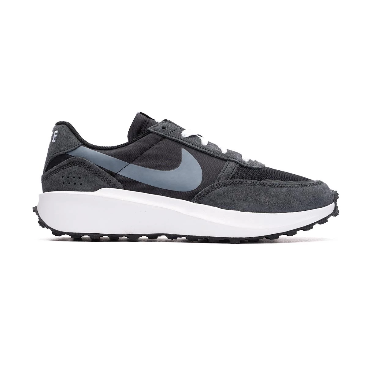 Nike - Obuwie sportowe Waffle, Hombre, Czarno-Biały-Off Noir, 7 USA