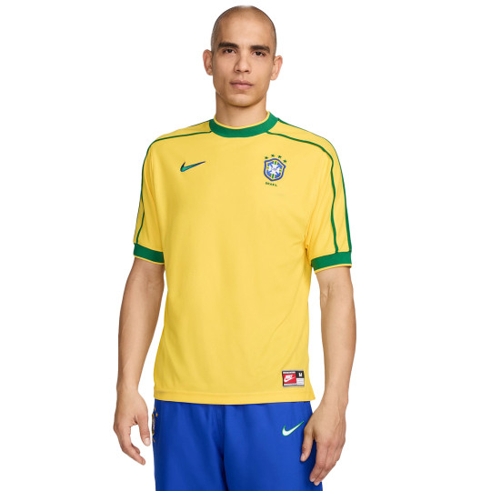 00's NIKE Brazil Team Game Shirt W杯 ロナウド 2010/11 Brazil Away Jersey #10 Ronaldinho Large Nike World