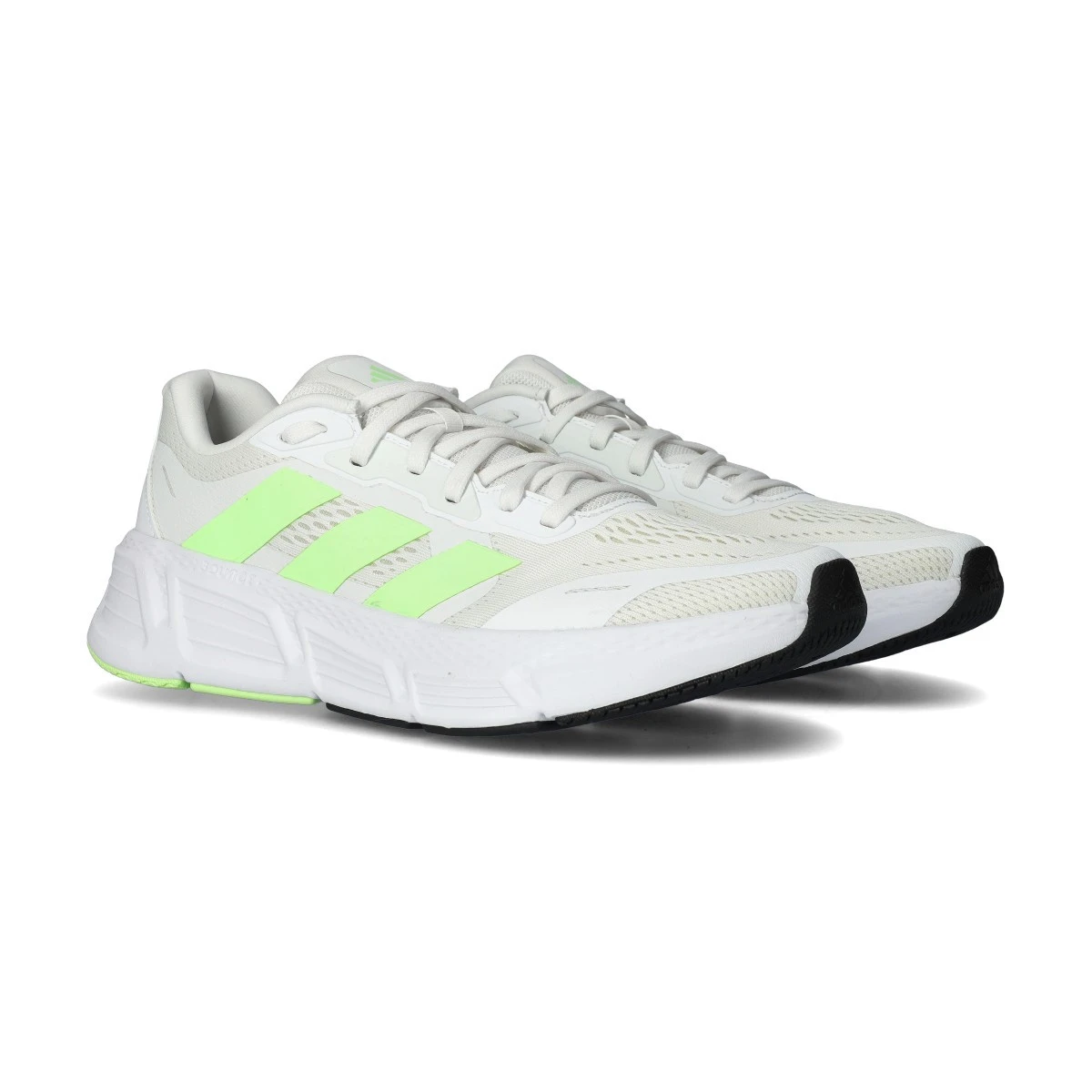 adidas - Buty do biegania Questar, Unisex, white-green, 8,5 UK