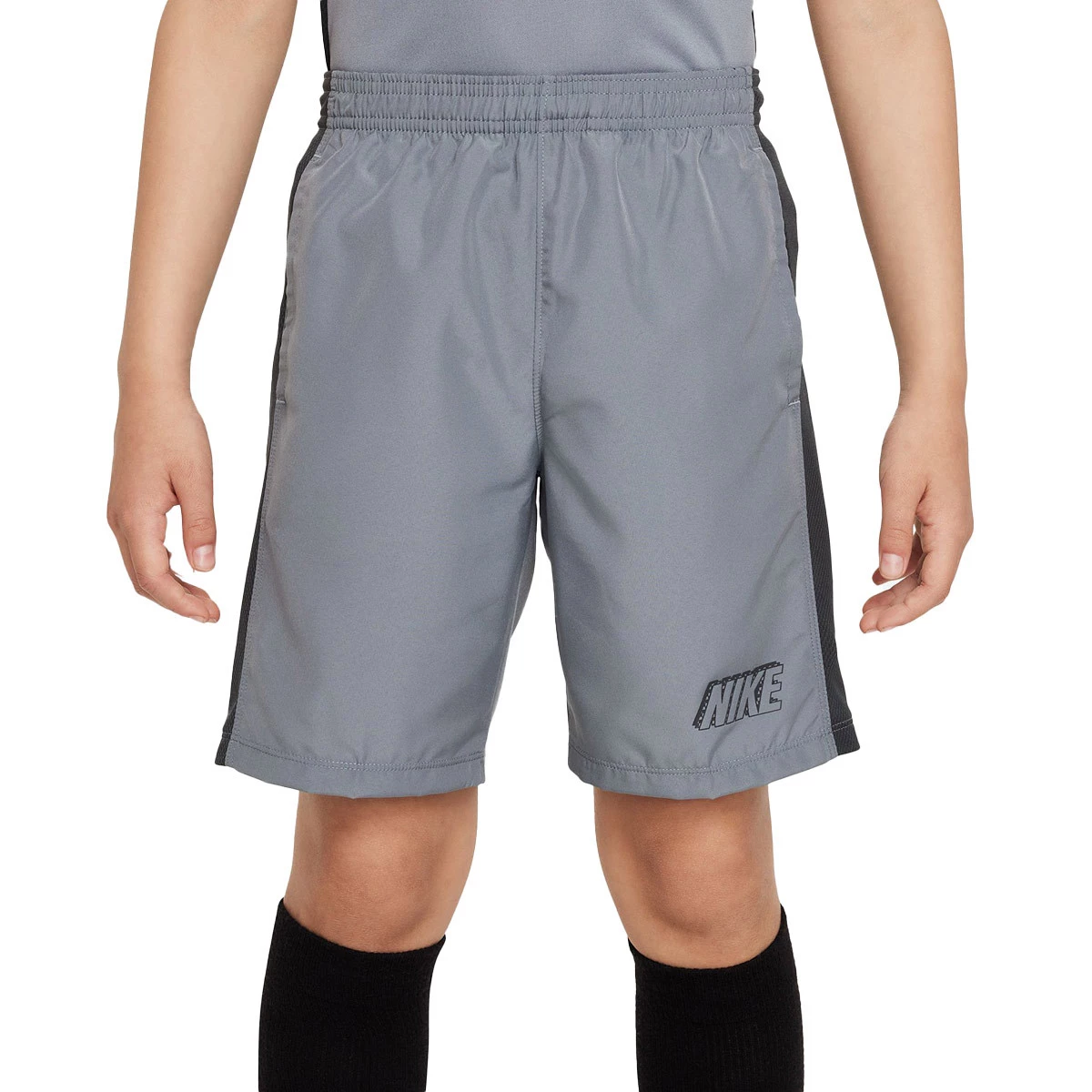 Nike - Spodenki Dri-Fit Academy 23 Niño, Unisex, Chłodny Szary-Antracyt, S