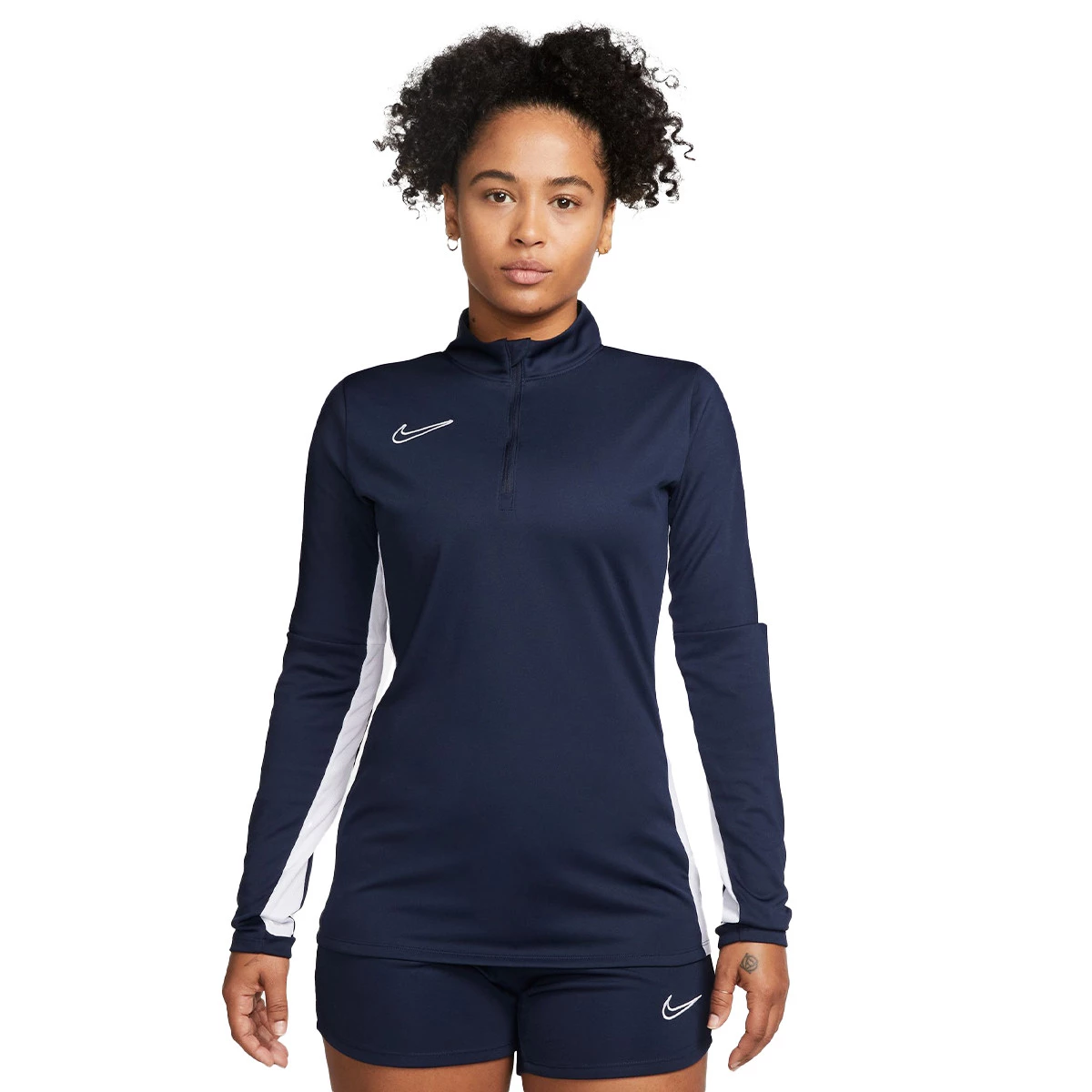 Nike - Bluza Akademia Dri-Fit dla kobiet, 23, Mujer, Obsydianowo-biały, M